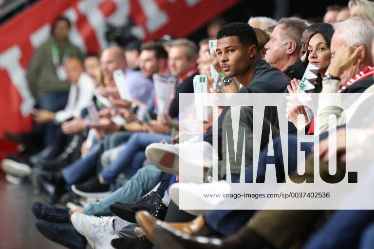 Serge Gnabry 22 FC Bayern Muenchen playing FC Bayern Basketball vs Darussafaka Tekfen Istanbul Basketball Euroleague 08 11 2018 Muenchen Bayern Germany