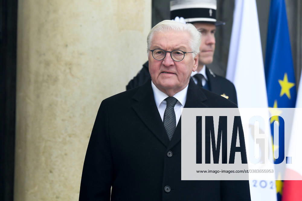 Frank Walter Steinmeier President of Germany arrives at the Elysee Palace after a ceremony for late European Commission president Jacques Delors, Friday, Jan. 5, 2024 in Paris. Jacques Delors, a Paris bank messenger s son who became the visionary and builder of a more unified Europe in his momentous decade as chief executive of the European Union, has died in Paris last week. He was 98. NEWS : dÃ jeuner au Palais de l ElysÃ e dans le cadre de l hommage national Ã M. Jacques Delors - 05 01 2024 LionelUrman Panoramic