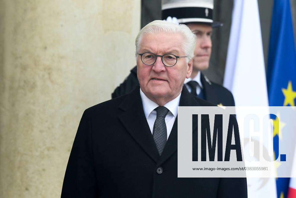 Frank Walter Steinmeier President of Germany arrives at the Elysee Palace after a ceremony for late European Commission president Jacques Delors, Friday, Jan. 5, 2024 in Paris. Jacques Delors, a Paris bank messenger s son who became the visionary and builder of a more unified Europe in his momentous decade as chief executive of the European Union, has died in Paris last week. He was 98. NEWS : dà jeuner au Palais de l Elysà e dans le cadre de l hommage national à M. Jacques Delors - 05 01 2024 LionelUrman Panoramic