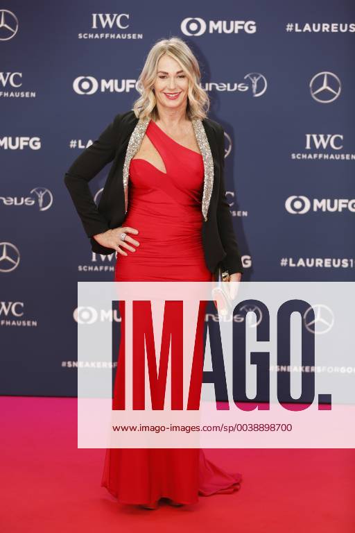 Nadia Comaneci former gymnast red carpet award ceremony Laureus World Sports Awards 2019 in the Sporting Principality of Monaco Cote d Azur