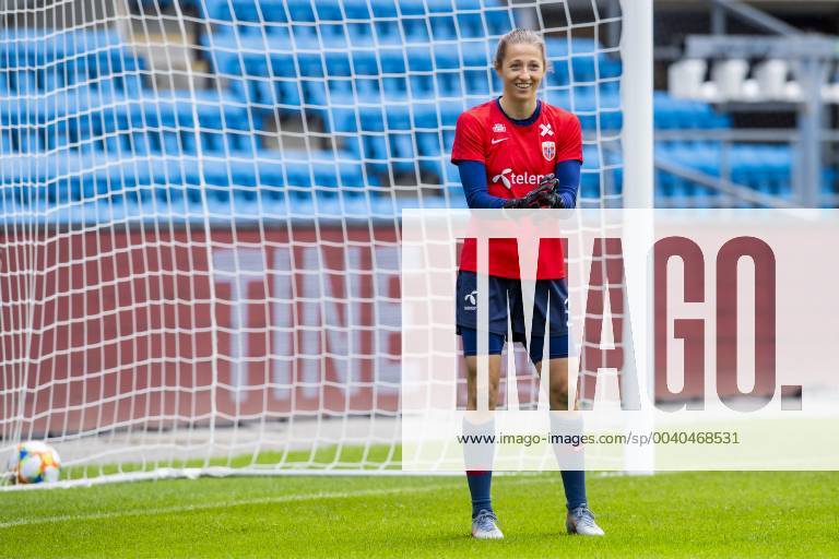 Goalkeeper Cecilie Haustaker Fiskerstrand of Norway during a training session on May 23, 2019 in Oslo Photo Fredrik Varfjell Picture board code FV 150242,
