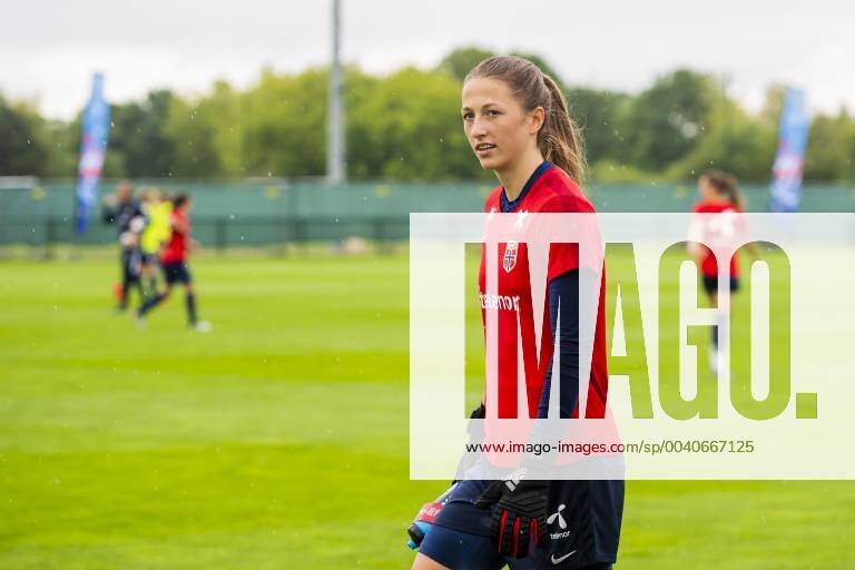 Goalkeeper Cecilie Haustaker Fiskerstrand of Norway during a training session on June 5, 2019 in Reims Photo Fredrik Varfjell BILDBYRAN code FV 150252,