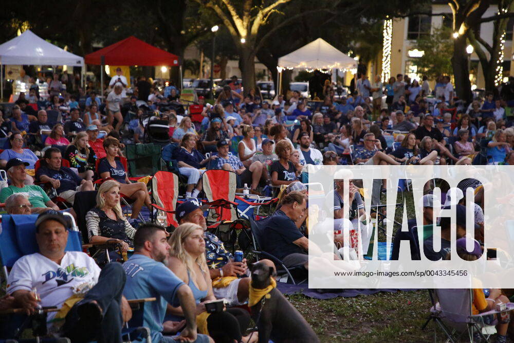 Hundreds of fans gather to watch the Rays take on the Astros during game 5 of the ALDS at Straub Park on Thursday, Oct. 10, 2019 in St. Petersburg. Florida News - October 10, 2019 - ZUMAs70_ 94060484st