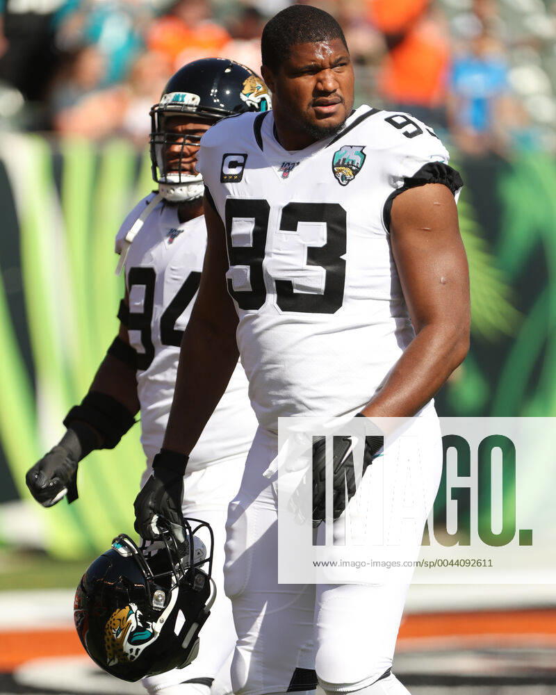 CINCINNATI, OH - OCTOBER 20: Jacksonville Jaguars tight end Ben Koyack (83) warms up before the game against the Jacksonville Jaguars and the Cincinnati Bengals on October 20th 2019, at Paul Brown Stadium in Cincinnati, OH. (Photo by Ian Johnson Icon Sportswire) NFL, American Football Herren, USA OCT 20 Jaguars at Bengals Icon191020039
