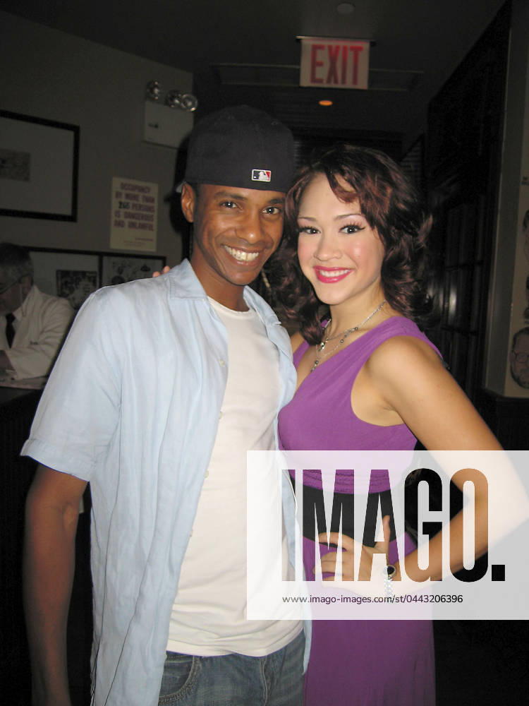 PARTY FOR CONSTANTINE MAROULIS AND DIANA DEGARMO TEVIN CAMPBELL AND DIANA DEGARMO FROM HAIRSPRAY AT A PARTY FOR CONSTANTINE MAROULIS AND DIANA DEGARMO HELD AT PALM WEST. NEW YORK CITY. 8 SEPTEMBER 2006. PICTURES BY , Credit:Aubrey Reuben Avalon 0542990506