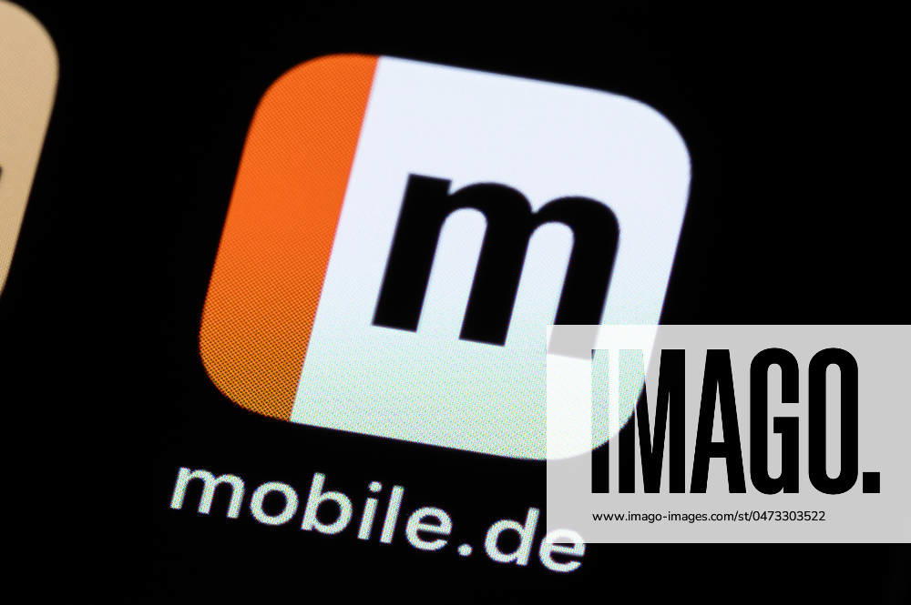 The App mobile de application can be seen on the display of a smartphone Rottweil Baden Württemberg Germany