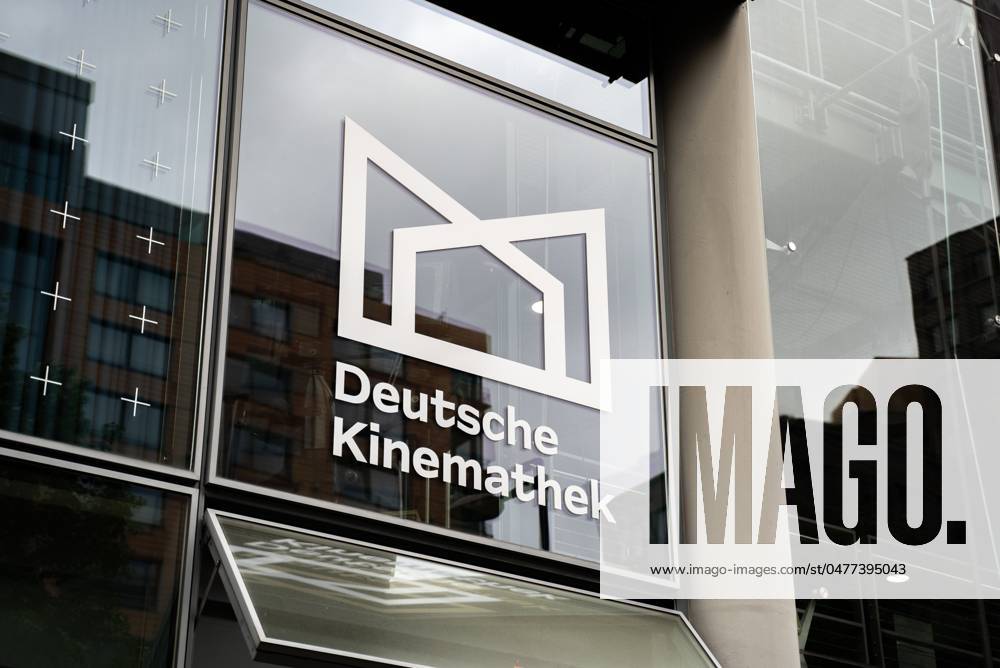 Berlin Mitte Theme picture Museum Deutsche Kinemathek at the Sony Center in Berlin, 12 05 2024 Theme picture Museum Deutsche Kinemathek at the Sony Center in Berlin, 12 05 2024 Logo of the Museum Deutsche Kinemathek Museum for Film and Television at the Sony Center at Potsdamer Platz, Berlin