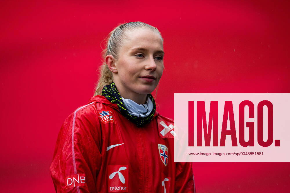 Thea Bjelde of the Norwegian womens national football team during a training session on October 20, 2020 in Oslo Photo Vegard Wivestad Grott BILDBYRAN kod VG VG0059 bbeng fotboll football fotball soccer uefa euro qualifier em kvalifisering kvinnor em kvalik em kval norge norway dam training training training,