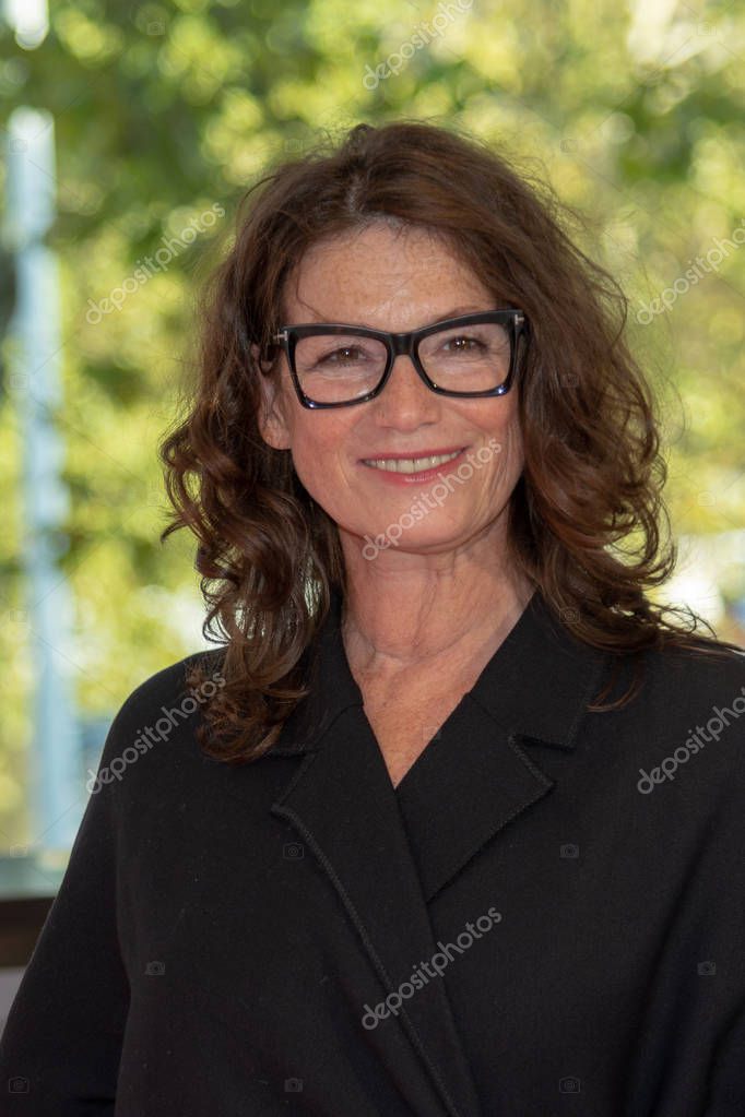 FRANKFURT AM MAIN, Germany - October 9 2018: Sabine Vitua (german actress - Pastewka) arriving at the red carpet at the opening ceremony of the 70th Frankfurt Book Fair / Buchmesse Frankfurt 2018