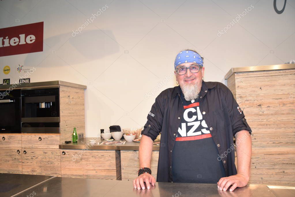 FRANKFURT AM MAIN, Germany - October 10 2018: Stefan Marquard at 70th Frankfurt Book Fair / Buchmesse Frankfurt
