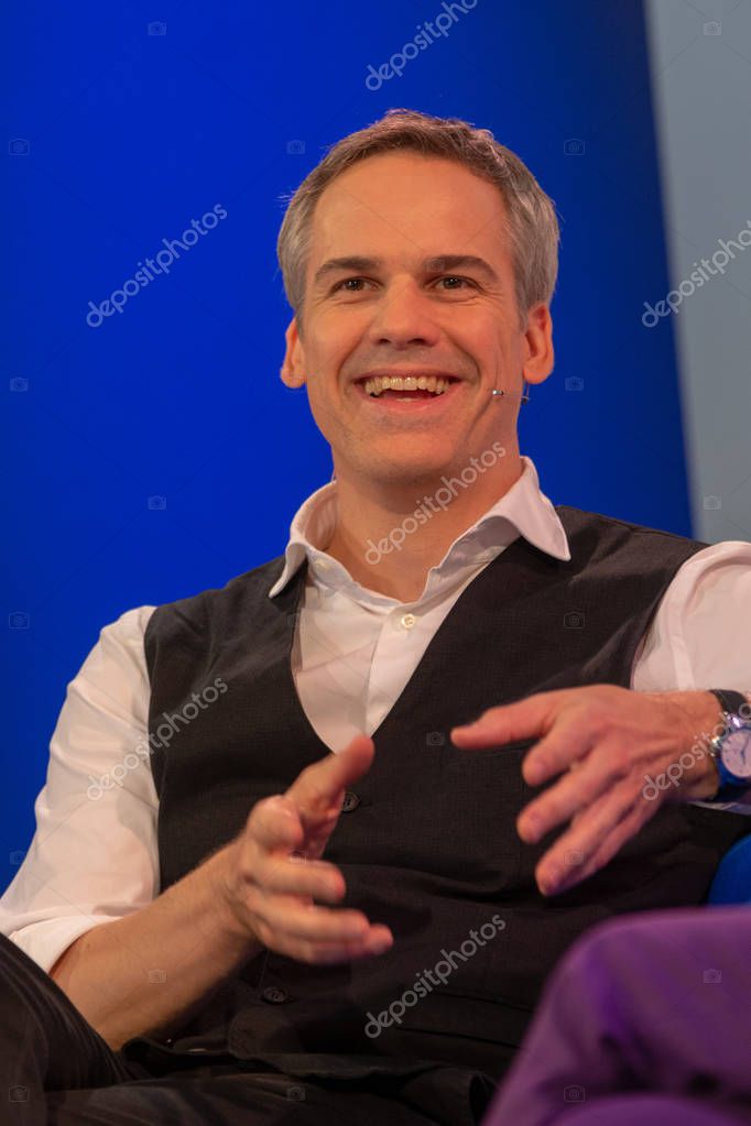 FRANKFURT AM MAIN, Germany - October 12 2018: Stephan Thome at 70th Frankfurt Book Fair / Buchmesse Frankfurt