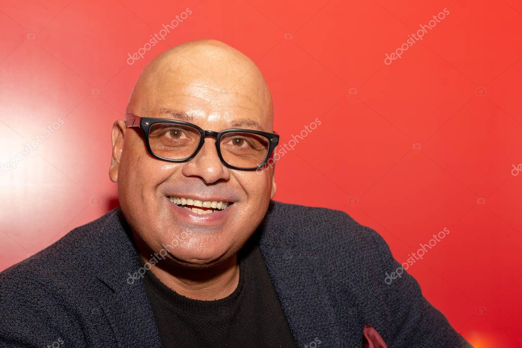 FRANKFURT AM MAIN, Germany - October 12 2018: Saliya Kahawatte at 70th Frankfurt Book Fair / Buchmesse Frankfurt