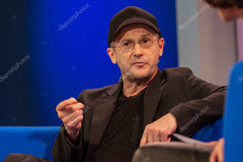 FRANKFURT AM MAIN, Germany - October 12 2018: Steffen Mensching at 70th Frankfurt Book Fair / Buchmesse Frankfurt