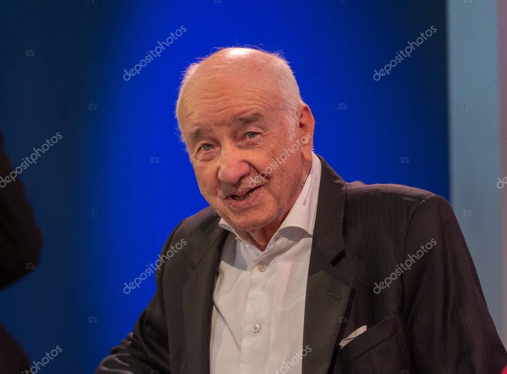 FRANKFURT AM MAIN, Germany - October 13 2018: Armin Mueller-Stahl at 70th Frankfurt Book Fair / Buchmesse Frankfurt
