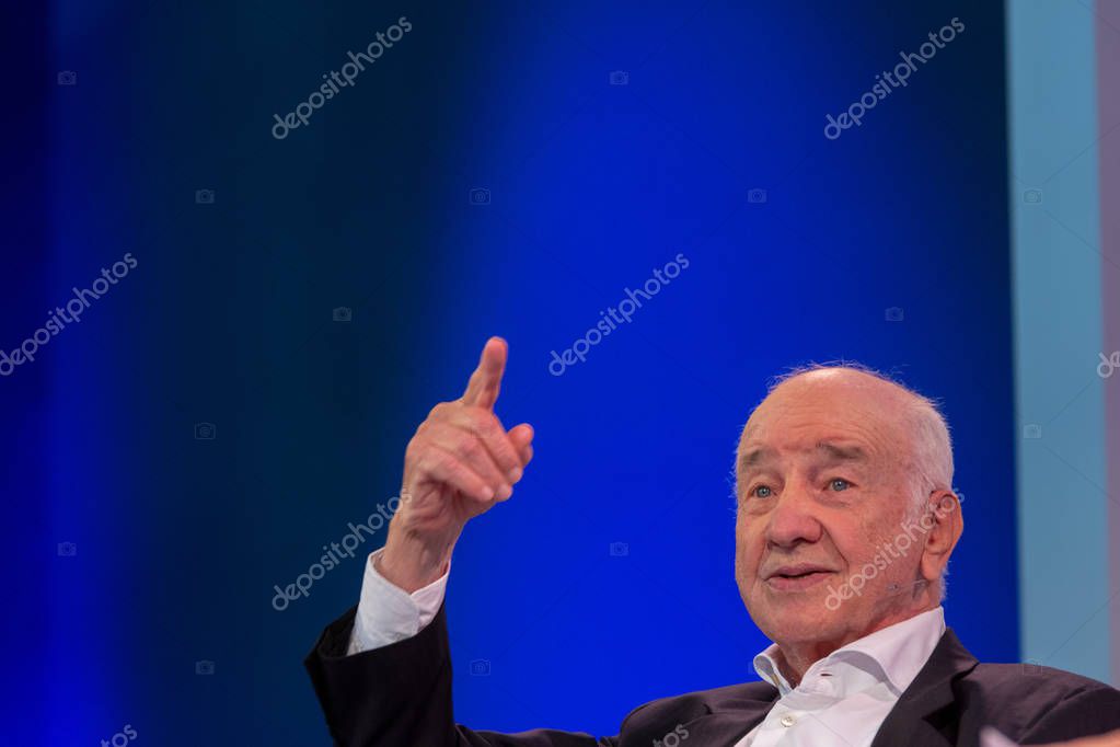 FRANKFURT AM MAIN, Germany - October 13 2018: Armin Mueller-Stahl at 70th Frankfurt Book Fair / Buchmesse Frankfurt