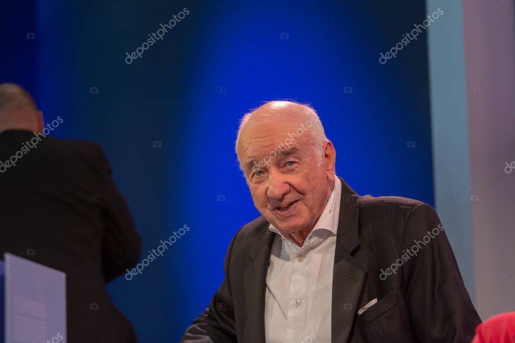 FRANKFURT AM MAIN, Germany - October 13 2018: Armin Mueller-Stahl at 70th Frankfurt Book Fair / Buchmesse Frankfurt
