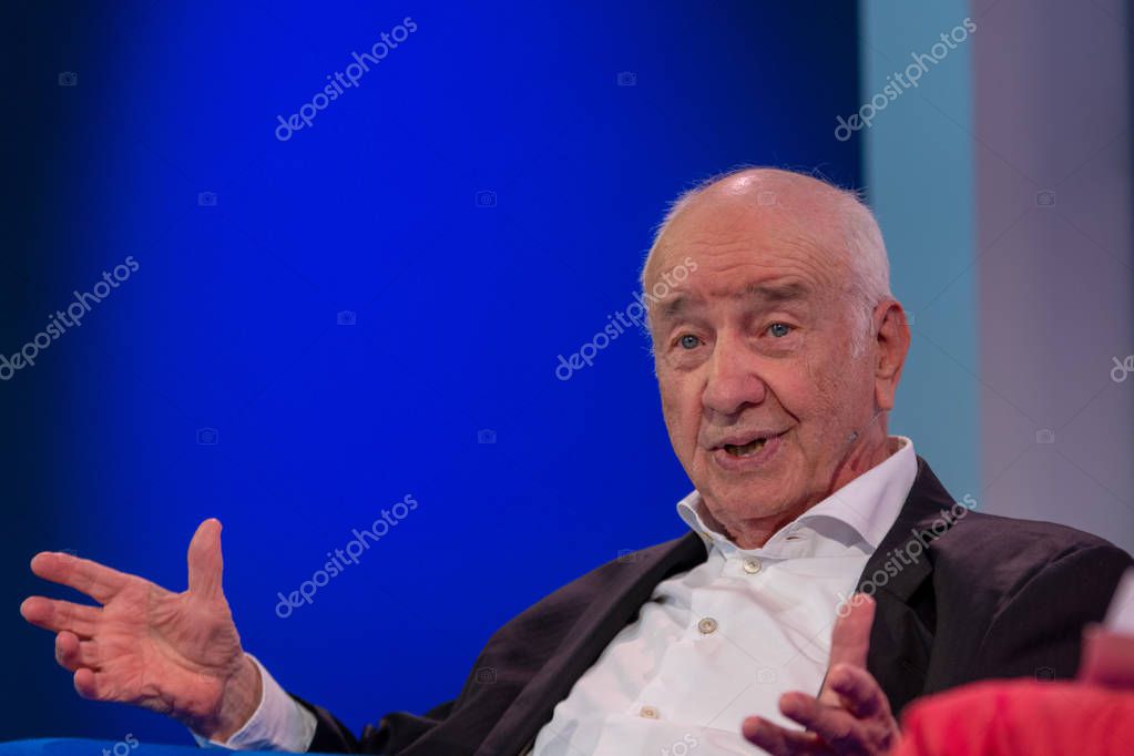 FRANKFURT AM MAIN, Germany - October 13 2018: Armin Mueller-Stahl at 70th Frankfurt Book Fair / Buchmesse Frankfurt