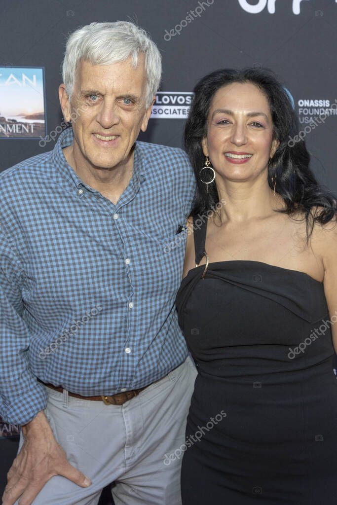 Glenn Gebhard, Prof. Katerina Zacharia PHD attend 12th Annual Los Angeles Greek Film Festival Perfect Strangers Premiere at the Egyptian Theatre in Hollywood, California on June 10, 2018