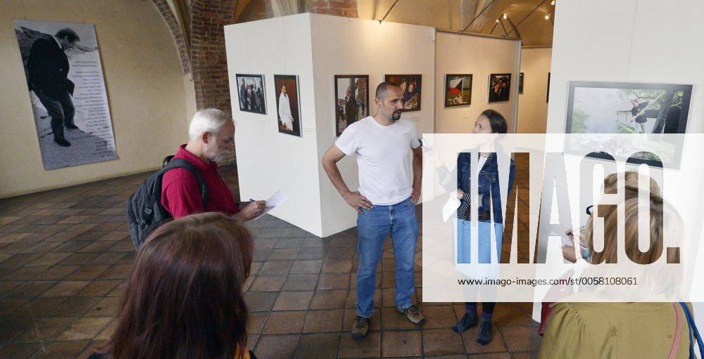 CTK Photobank Editor in Chief Petr Mlch speaks to media before the exhibition President Vaclav Havel opening in Prague Thursday, June 14, 2012. Photographs of Vaclav Havel (1936-2011) taken by CTK reporters, mainly from the time of his presidency, are displayed in Prague s Old Town Hall. (CTKxPhoto RomanxVondrous) CTKPhoto030201206140684901