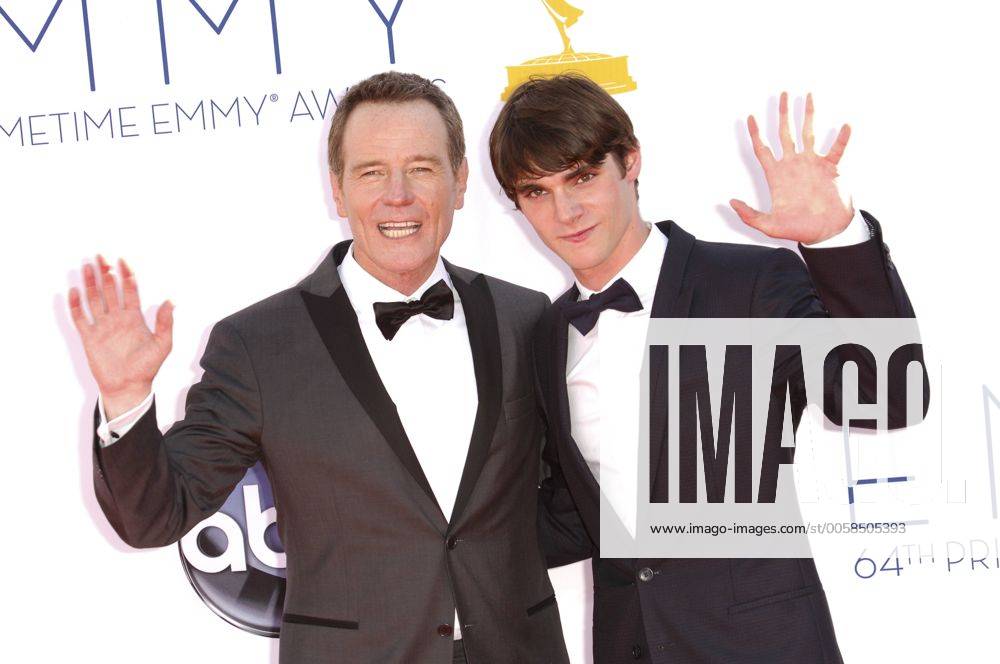 Bryan Cranston & RJ Mitte 64TH ANNUAL PRIMETIME EMMY AWARDS Los Angeles Patrick Rideaux PicturePerfect