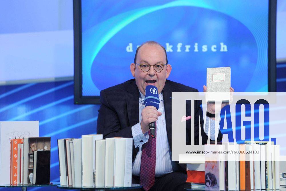 Frankfurter Buchmesse 2013. Literaturkritiker Denis Scheck am 09.10.2013 auf der Frankfurter Buchmesse 2013.