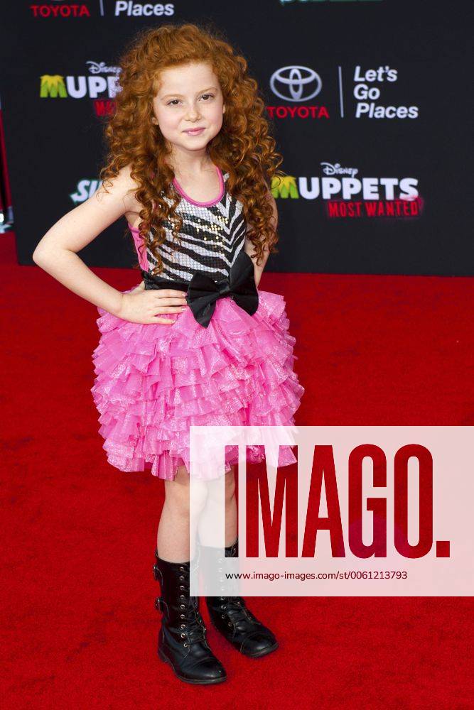 Francesca Capaldi bei der Premiere des Kinofilms Muppets Most Wanted im El Capitan Theatre, Hollywood. Los Angeles, 11.03.2014 Foto:xD.xStarbuckx xFuturexImage
