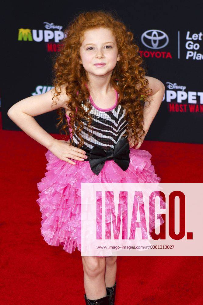 Francesca Capaldi bei der Premiere des Kinofilms Muppets Most Wanted im El Capitan Theatre, Hollywood. Los Angeles, 11.03.2014 Foto:xD.xStarbuckx xFuturexImage