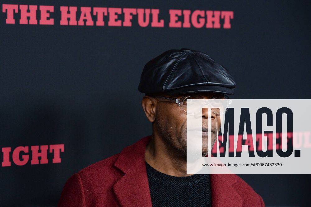 Cast member Samuel L. Jackson attends the premiere of The Hateful Eight at the ArcLight Cinerama Dome in the Hollywood section of Los Angeles on December 7, 2015. Storyline: In post-Civil War Wyoming, bounty hunters try to find shelter during a blizzard but get involved in a plot of betrayal and deception. Will they survive? LAP2105120710 JIMxRUYMEN