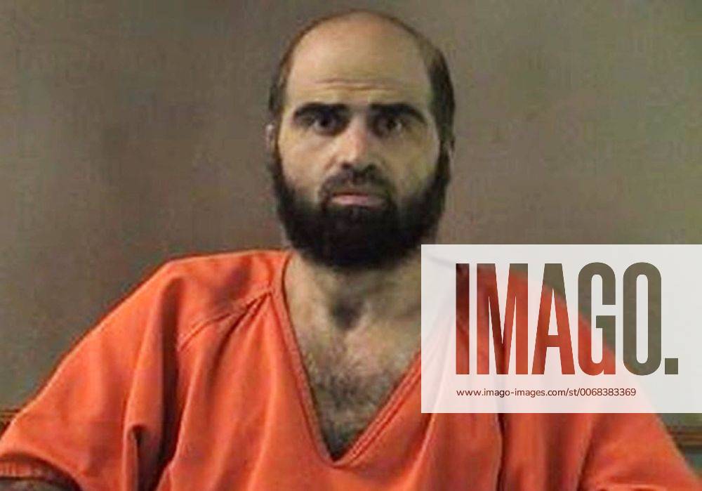 Aug. 28, 2013 - Fort Hood, Texas, U.S. - A military jury sentenced Maj. Nidal Malik Hasan to death for the mass shooting at Fort Hood four years ago that killed 13 and wounded more than 30. PICTURED: This undated file photo provided by the Bell County Sheriff s Department shows NIDAL HASAN, the Army psychiatrist convicted in the deadly 2009 Ft. Hood shooting rampage that left 13 dead and wounded more than 30. - ZUMAent