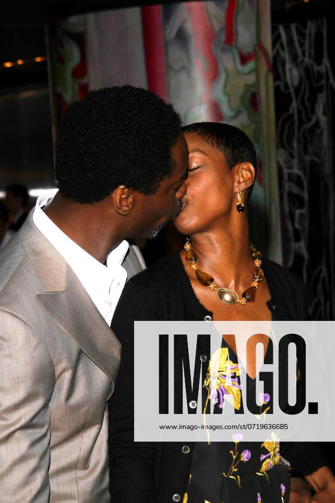 Isaiah Washington and Jenisa Marie at the Prada private screening of Trembled Blossoms held at the Epicenter in Beverly Hills, California - 19 March 2008 FAM22711