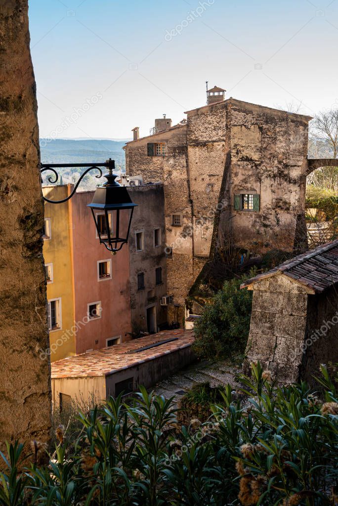 Cotignac is a French village in the Var department of the Provence Alpes Cote d'Azur region. It is famous for its troglodyte dwellings that are carved into tufa cliffs covered with large stalactites, and its two feudal towers from 1033.