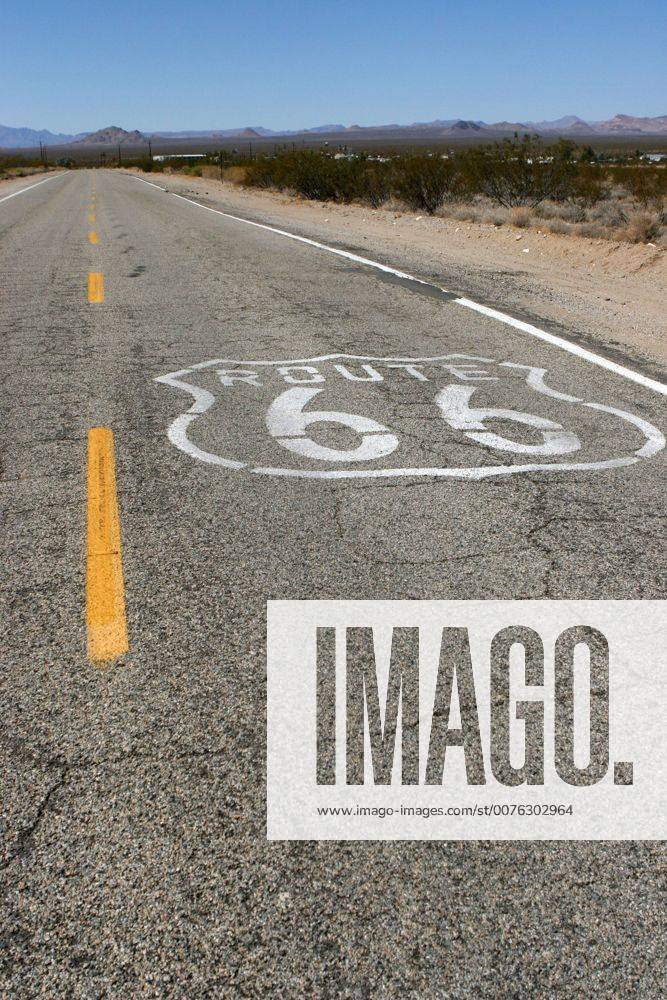 Sep 24, 2006; Goffs, CA, USA; U.S. Route 66 (also known as Route 66 or Will Rogers Highway) was a highway in the U.S. Highway system. One of the original federal routes, US 66 was established on November 11, 1926, though signs did not go up until the following year. It originally ran from Chicago, Illinois through St. Louis, Missouri, Kansas, Oklahoma, Texas, New Mexico, Arizona and California before ending at Los Angeles for a total of 2,448 miles (3,939 km). Route 66 underwent many improvements and realignments. One of those resulted in the movement of the endpoint from Los Angeles to Santa Monica. Contrary to common belief, Route 66 never ran to the ocean; it terminated onto what was then US-101, at the intersection of what is today Lincoln Boulevard and Olympic Boulevard. Route 66 was a major migratory path west, especially during the Dust Bowl of the 1930s, and supported the economi - ZUMAm69_ 20060924_mdm_m69_137