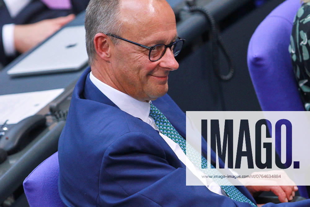 German Bundestag 187 Bundestag session CDU leader Friedrich Merz