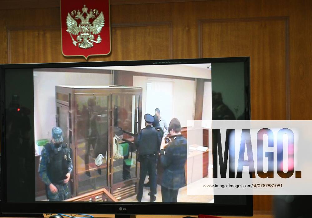 Russia US Citizen Mercenary Trial 8780930 07.10.2024 A screen displays the live broadcast of a verdict hearing of the Moscow City Court on US retiree Stephen Hubbard, 72, accused of fighting against Russia as a mercenary for Ukraine, appears on a screen in a court building in Moscow, Russia. The court on October 7 sentenced Hubbard to nearly seven years in prison. Kirill Zykov Sputnik Moscow Russia