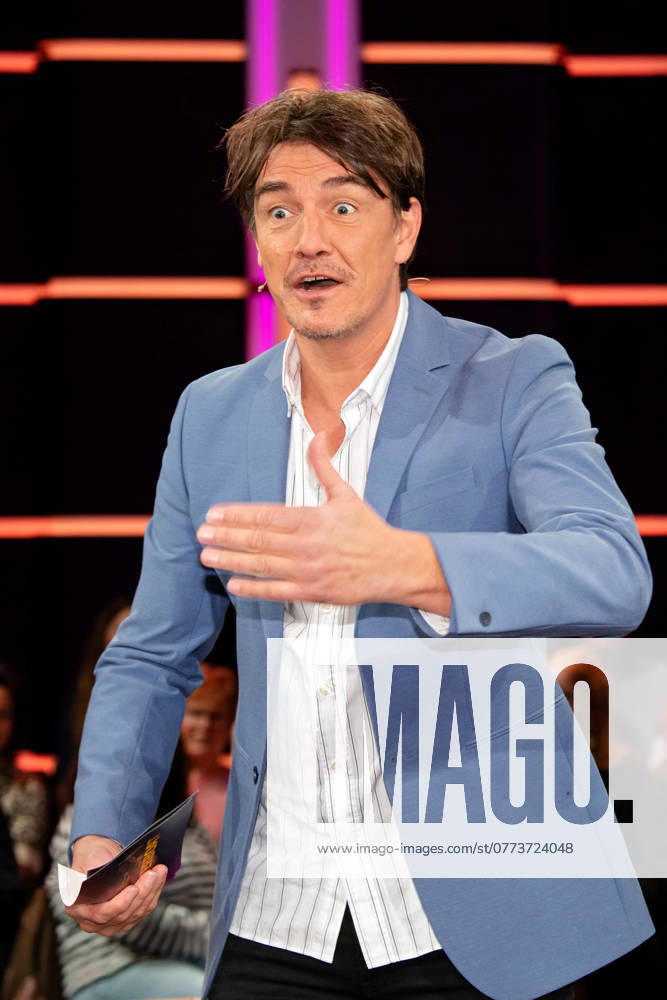 MDR Riverboat presenter Matze Knop on the occasion of the recording of the MDR talk show Riverboat on 18 10 2024 at Mediacity Leipzig 20241018ADO0054