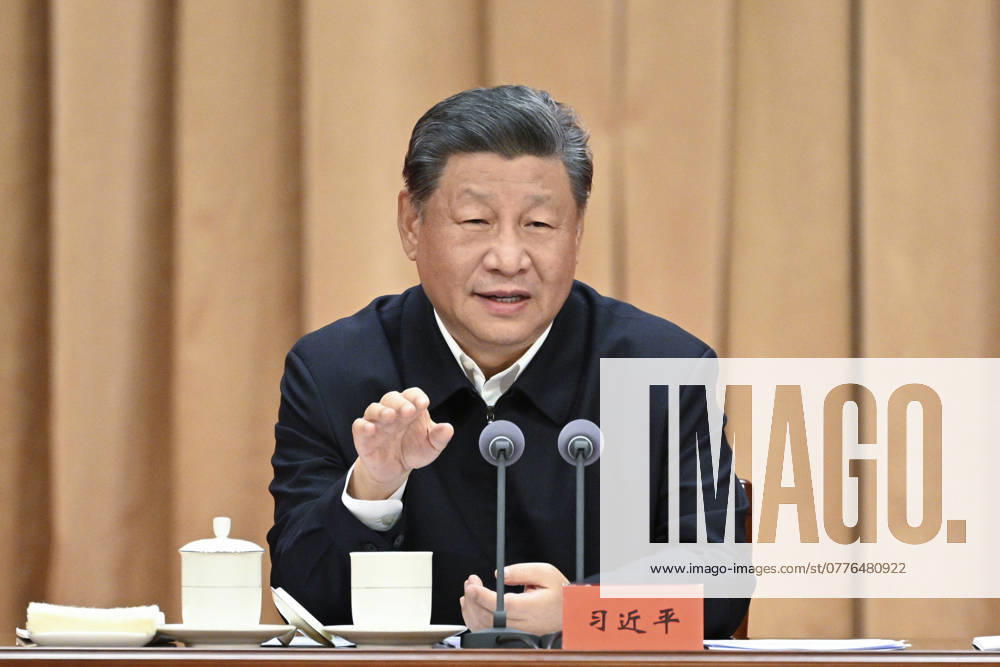 (241029) -- BEIJING, Oct. 29, 2024 -- Chinese President Xi Jinping, also general secretary of the Communist Party of China (CPC) Central Committee and chairman of the Central Military Commission, addresses the opening of a study session at the Party School of the CPC Central Committee (National Academy of Governance) for principal officials at the provincial and ministerial level, Oct. 29, 2024. The session is themed on implementing the guiding principles of the third plenary session of the 20th CPC Central Committee. ) CHINA-CPC-PARTY SCHOOL-XI JINPING-STUDY SESSION (CN) LixXueren