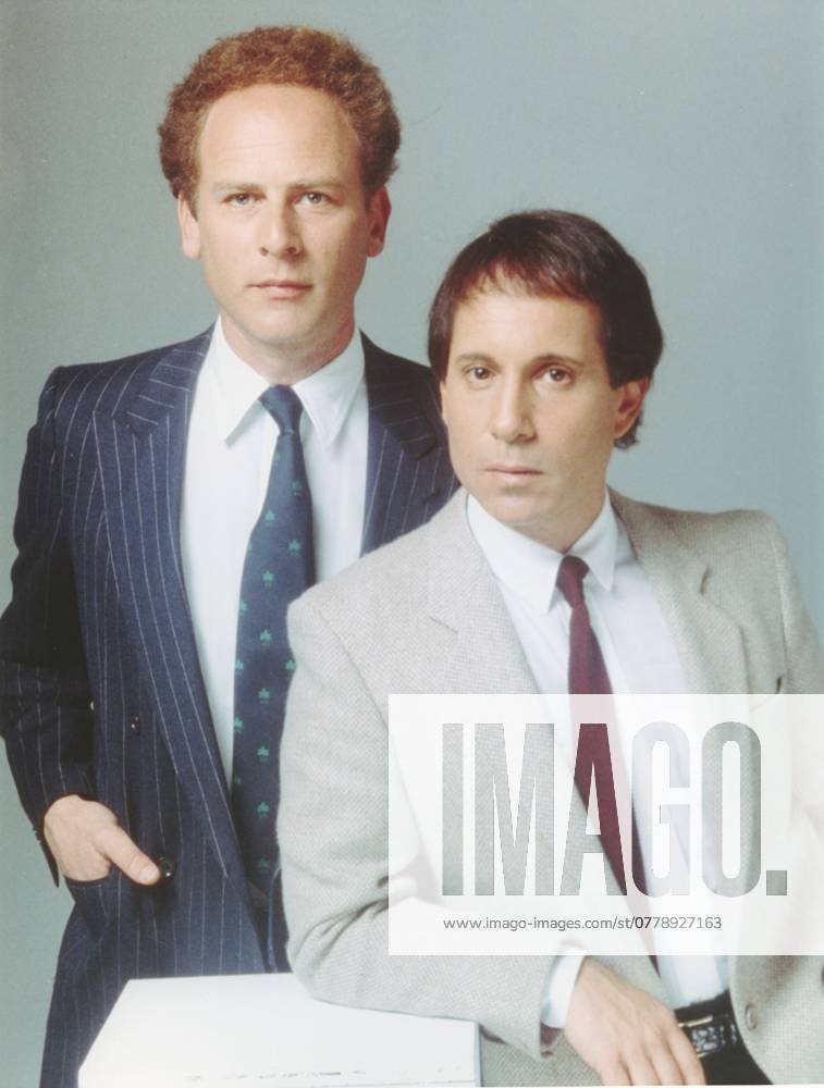 Simon & Garfunkel wearing a Coat and Tie in a Portrait