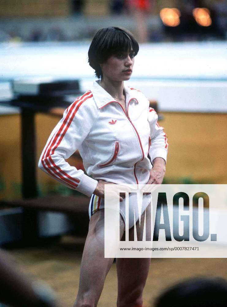 Nadia Comaneci (Romania) Beam Event; 25 07 1980 1980 Moscow Olympics Gymnastics o0 Turnen Geräteturnen