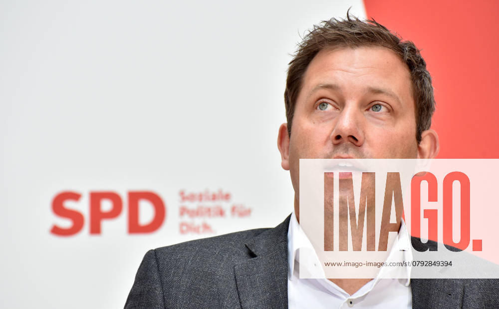 Lars Klingbeil SPD Chairman of the party at the PK to the State election in NRW, at Willy Brandt House in Berlin, Berlin Germany, Germany