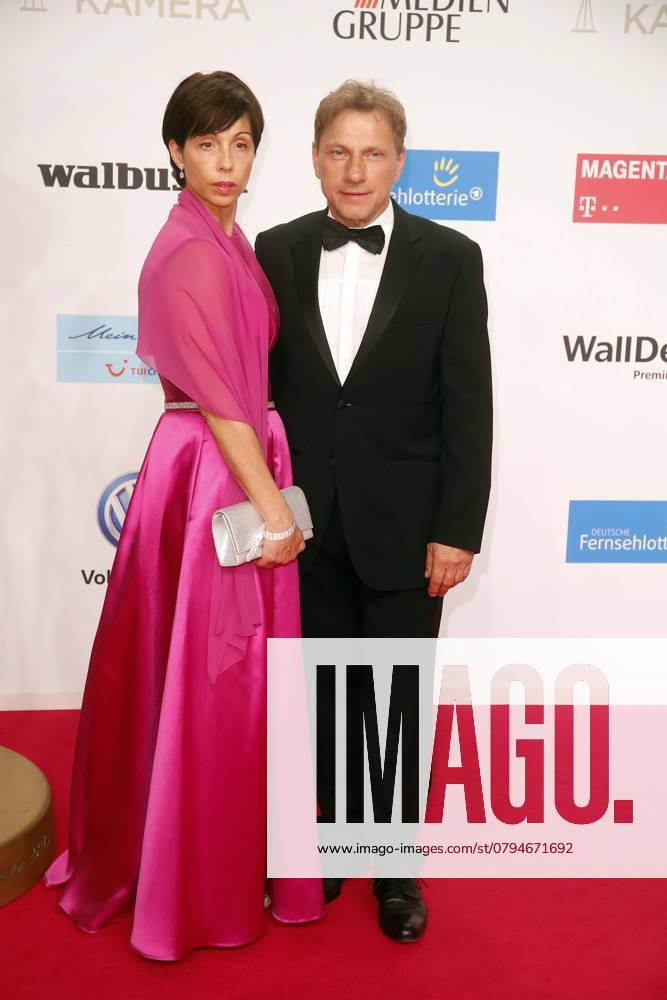Richy Miller with Wife Christl Stumhofer at the Golden Camera 2019 in Berlin, Award ceremony, Red Carpet, Berlin Germany, Germany