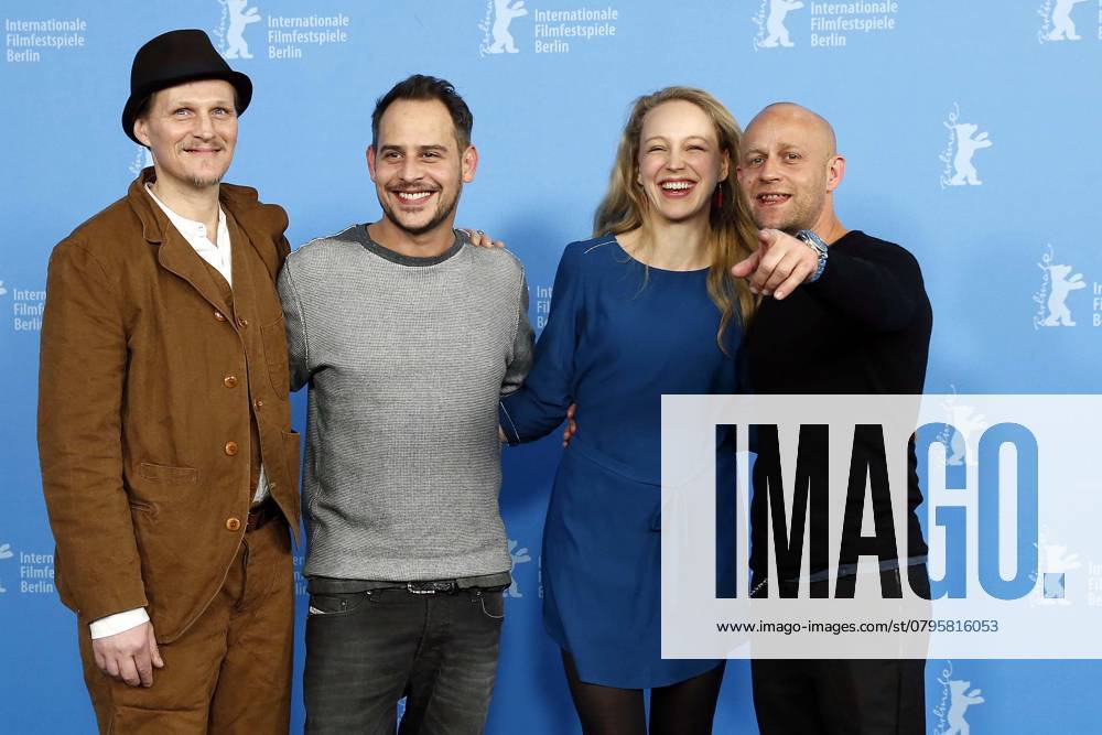 Juergen Bird, Moritz Bleibtreu, Petra Schmidt Schaller and Georg Friedrich Actors to Photo Call to Film Stereo on 08 02 14 64 International Film Festival from 06 02 16 02 2014 Berlin Germany