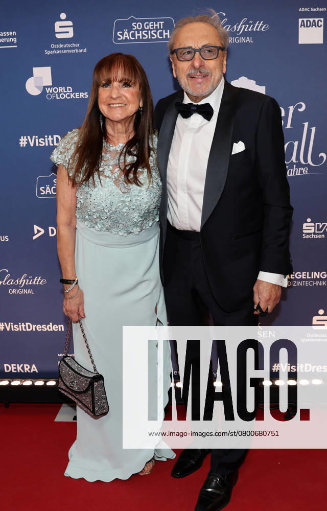 Wolfgang Stumph with his wife Christine Stumph at the 17 SemperOperaball 2025 at the Semper Opera Dresden, 07 02 2025 Saxony Germany
