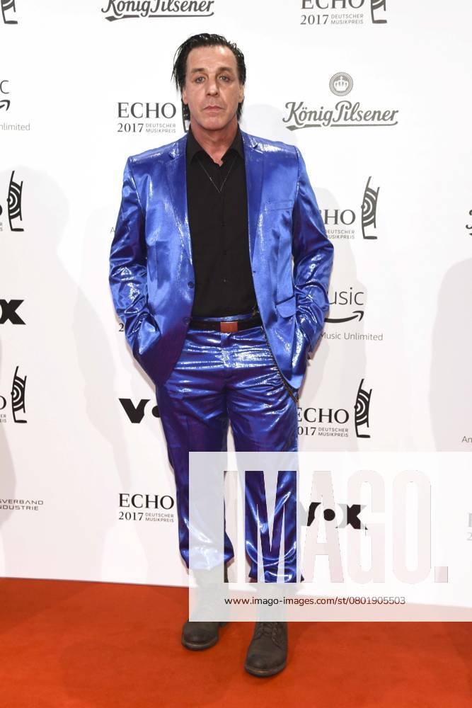 Till Lindemann at Echo 2017 German Music Award on Thursday 6 April 2017 at Palais on Radio tower in Berlin Berlin Germany