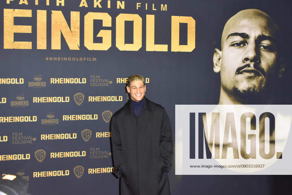 Emilio Sakraya Actors leading actor at the Red Carpet at the Cinema Film Premiere, Rheingold at the Film Festival Cologne at Cinedom Mediapark on Monday 24 October 2022 in Cologne NRW Germany