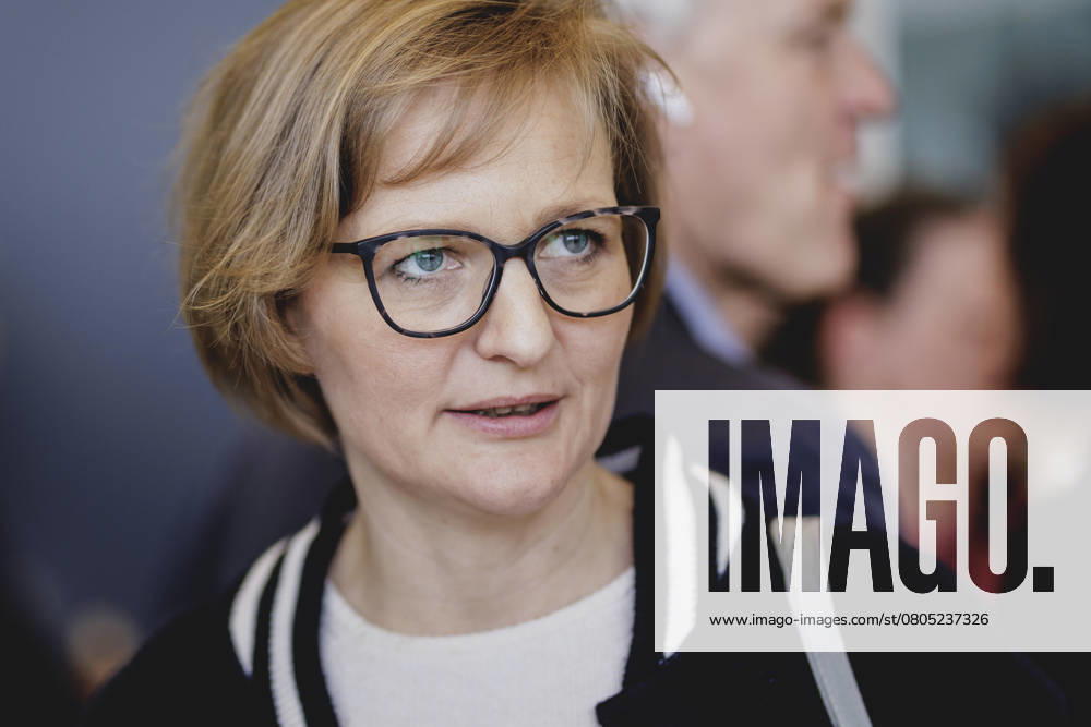 Franziska Brantner, co-chair of Buendnis 90 Die Gruenen, pictured at the constituent parliamentary group meeting of Buendnis 90 Die Gruenen after the Bundestag elections in Berlin, 25 02 2025 Berlin Germany