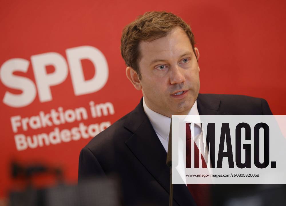 Lars Klingbeil, SPD-Parteivorsitzender und neuer Fraktionsvorsitzender der SPD-Bundestagsfraktion, Deutschland, Berlin, Reichstag, SPD-Bundestagsfraktion