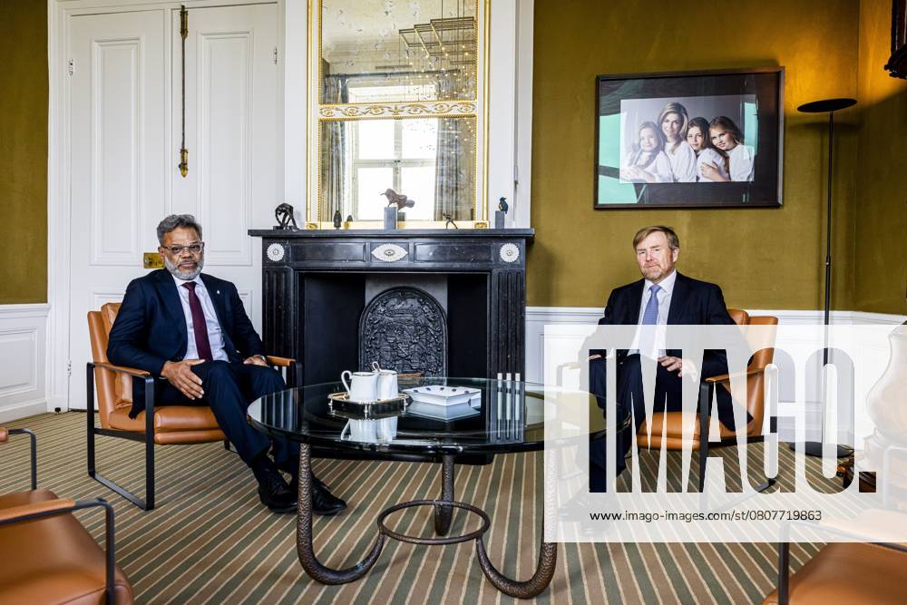 Den Haag, The Netherlands, 2025-03-26 16:44:23 THE HAGUE, 26-03-2025, Huis ten Bosch PalaceKing Willem Alexander His Honor has received Prime Minister Luc Mercelina of Sint Maarten in audience at Huis ten Bosch Palace.NL Image POOL Patrick van Katwijk Credit: NL Beeld Patrick van Emst