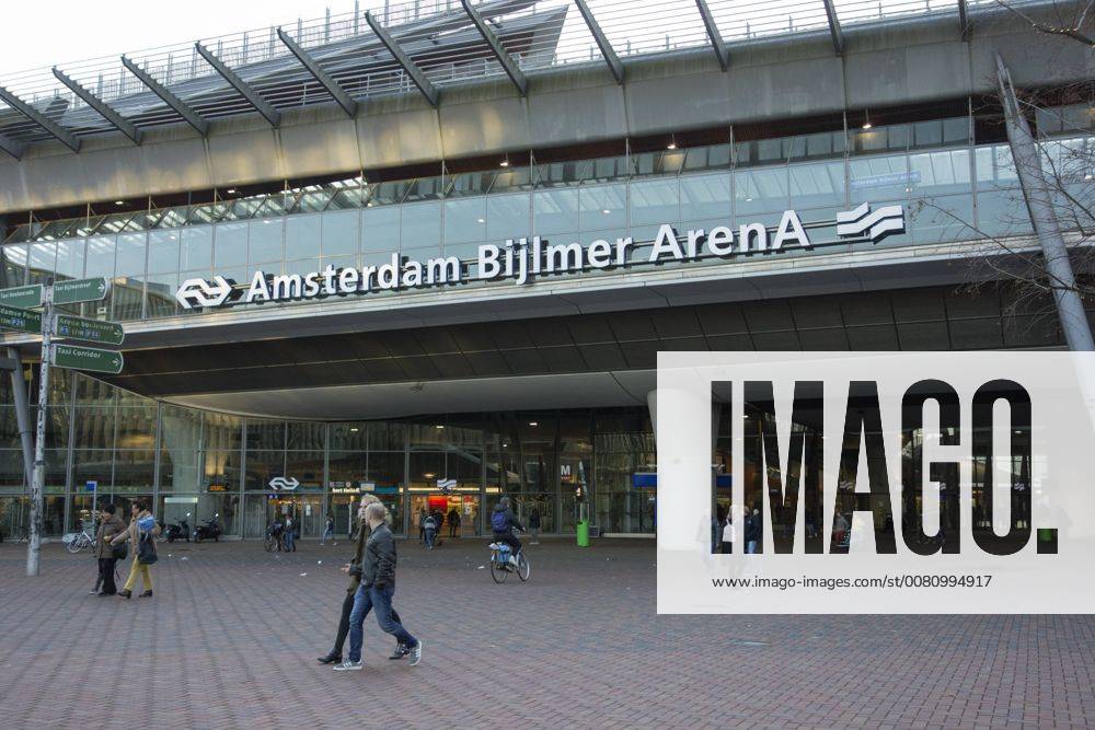 Amsterdam The Netherlands Amsterdam Bijlmer Arena Station.