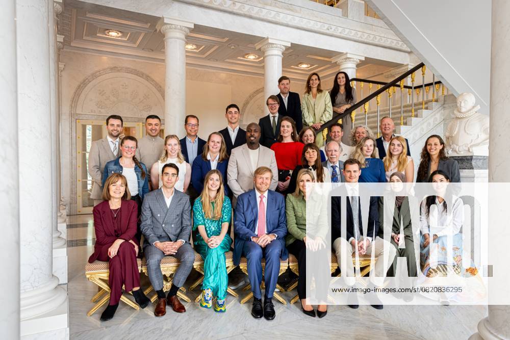 Den Haag, The Netherlands, 2025-05-28 13:58:03 THE HAGUE, 25-05-2025, Noordeinde PalaceKing Willem-Alexander and Queen Maxima offer a lunch to Dutch people who have distinguished themselves through a special achievement.PHOTO: NLBeeld Pool Patrick van Katwijk Credit: NL Beeld Patrick van Emst