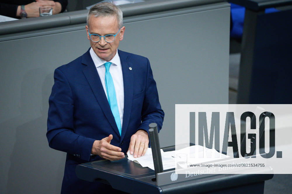 German Bundestag, 10th plenary session Markus Reichel CDU in portrait during his speech on the agenda item Repeal of the Supply Chain Due Diligence Act at the 10th session of the German Bundestag in Berlin, 05 06 2025 Berlin Berlin Germany